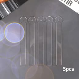 5*Transparent Acrylic Earring Try On Stick Forecast Shop Special Tool Ear Stud Jewelry Trial Display Holder Rack for Live Stream