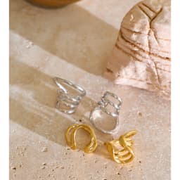 Yhpup 1PC Stainless Steel Ear Cuff Earrings for Women Personalized Glossy Metal Layered Minimalist Attractive Ear Bone Jewelry