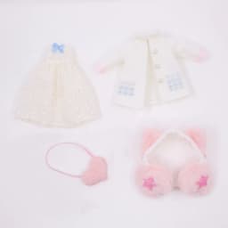 ICY DBS Blyth doll 1/6 bjd clothes cute dress set rabbit hat girl toys SD