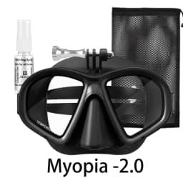 Low Volume Dive Mask Tempered Glasses Lens,Myopia Diving Mask,Spearguns Scuba Gear ,with Camera Mount,anti-fog for Narrow Face
