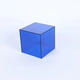 Customized Colorful 6x6cm Acrylic Cube Box Display Stand Rack for Cosmetics Jewelry Figures Toys Collectibles Display Riser Tray