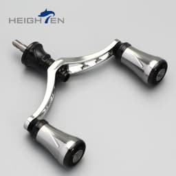 Heighten Spinning Reel Double Rocker Arms - 80/98mm Axle Spacing, 20mm Knob Diameter | Fits Daiwa & Shimano Reel Mod Parts