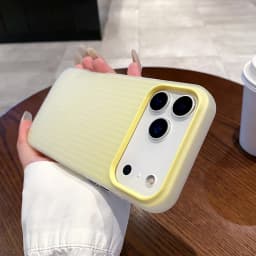Stripe Corrugated Pattern Matte Translucent Phone Case For iPhone 18 17 16E 15 14 13 12 Pro Max Frosted Shockproof Armor Cover