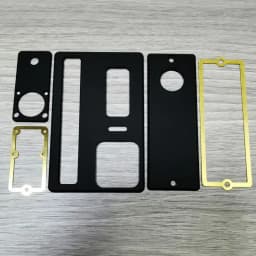 DIY Door Hinge Mounting Plate With Holes For Home Kitchen Cupboard for for BB Stubby aio RAGA SSPP switch panels Doors Furniture