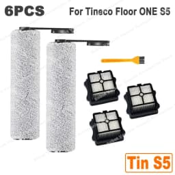 Fit For Tineco Floor ONE S5 / S5 Pro 2 / S5 Pro / S5 Blue, But Not For Tineco S5 Combo and S5 Steam Roller Brush and Filter