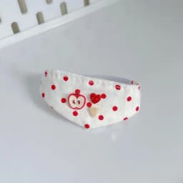 1Pc 22 Kinds Cute Mini Saliva Towel Doll Clothes Suitable For 10cm Cotton Doll Triangle Scarf Decoration