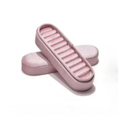High-End Exquisite Retro Portable Velvet Ring Storage and Display Box Soft Velvet Ring Earring Jewelry Box