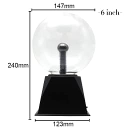 Novelty Magic Plasma Ball Light 220V LED Night Light 4/5/6/8 Inch Plasma Ball Touch Lamp Christmas Nightlight Kids Decor Gift