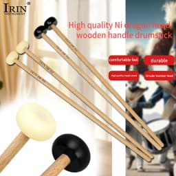 Available in Multiple Colors Percussion Instrument Drumsticks Mallets Jazz Drum Stick Double Headed Soundhammer for Drum Marimba