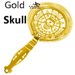 Skull And Mechanical Watch Bar Strainer Sprung Cocktail Strainer Stainless Steel Deluxe Strainer Bar Tools