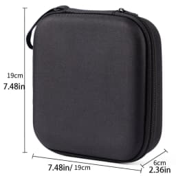 1Pcs Portable Game Console Case For RG35XX H Game Console Case Storage Bag Protective Zipper Carry Bag EVA Hard Handbag