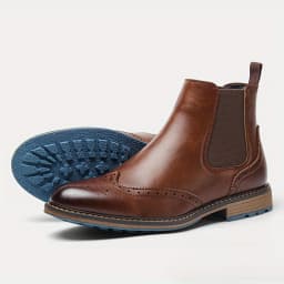 Size 7-13 Brogue Chelsea Men Boots Classical American Style Leather Boots