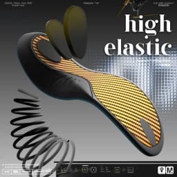Mcgola Titx Gold Customized Carbon Plate Is More High-Strength, More Elasticity and More Speed, High-Strength Confrontation Basketball Insoles