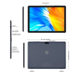 PRITOM M10 10.1 Inch Android Tablet PC 64GB ROM Quad-core HD IPS Screen WiFi GPS