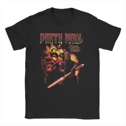 Darth Maul Jedi Master Lightsaber Logo T Shirt for Men Cotton Vintage T-Shirts Round Neck Tees Short Sleeve Clothes Gift Idea