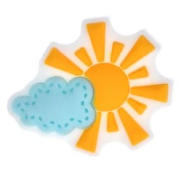 New Arrivals 1Pcs Cute Weather Clouds PVC Shoe Charms for Crocs Accessories Charms Decoration Party Favor Gifts