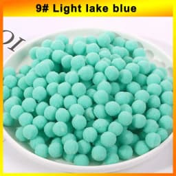 300-30Pcs Multicolor Pompoms Fur Balls Glitter Fluffy Pom Poms Elasticity Pom pom Soft Balls for DIY Crafts 8/10/15/20/25/30mm