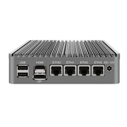 Fanless Mini PC 4 Intel i226-V 2.5Gb LAN N6005 i225-V N5105 2*NVMe TPM2.0 Switch Soft Router VPN Server ESXI Firewall Appliance