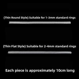 Invisible Transparent Silicone Ring Adjuster Elastic Band Size Modifier for Loose Rings Home Fabric Accessories DIY Sewing