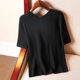 new summer v-neck ice silk short sleeve women's round neck knitting thin hollow out T-shirt bottom half sleeve top