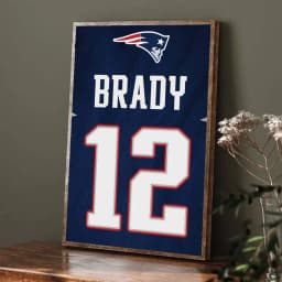 T-Tom Rugby B-Brady Poster Room Bar Cafe Decor Stickers Wall S