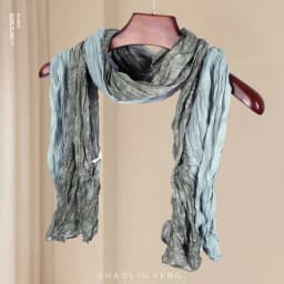 Unisex Folded Design Walnut Silk Scarf Summer Sun Protection Travel Photography Autumn Winter Cold Prevention Fashion Accessory
