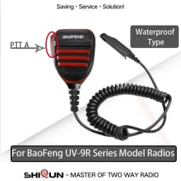 Baofeng UV-13Pro Waterproof Microphone Shoulder Speaker UV-9R PRO 2 Pins for Walkie UV-5R/UV-82/UV-16/TH UV8000D Two Way Radio