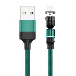 540 Degrees Rotate Magnetic USB C Cable 1M 2M 3M TYPE C Cable For Mobile Phone Magnet Charger Wire Cord For Huawei Xiaomi