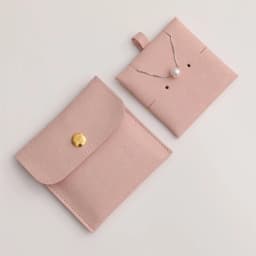 New Mini Jewelery Packaging Bags with Internal Card Necklace Ring Earrings Gift Storage Snap Button Envelope Organizer Pouch