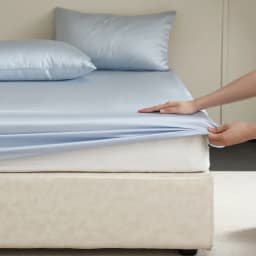 Natural 100% Mulberry Silk Fitted Sheet Luxury Mattress Cover Single Double King Queen Size High End Bed Cover Customized Size