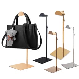 EverToner Handbag Display Stand Adjustable Hanging Bag Stand Purses Handbag Rack Organizer Stand Storage