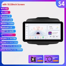6115 Carplay 4G-LTE 9" Car Radio Android for Jeep Renegade 2016-2020 Multimedia Player Navigation GPS 2 Din Stereo DSP Autoradio