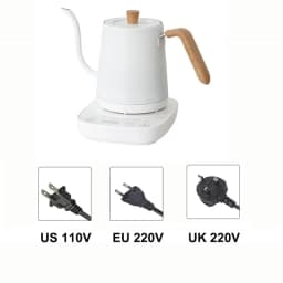 1000W Gooseneck Electric Kettle 800ml Hand Brew Coffee Pot Smart Teapot Temperature Control Pot Rapid Heating Kettle