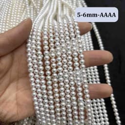 AAA 2-3mm High Quality Near-round Beads Exquisite Natural Freshwater Pearls for Jewelry Making DIY Necklace Bracelet Accessories