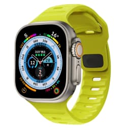 Silicone Strap For Apple Watch ultra Band 49mm 46mm 44mm 45mm 42mm 41mm 40mm sport correa bracelet iwatch Series 9 10 7 6 5 se 8