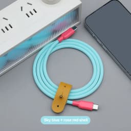 240W Liquid Silicone USB C To Type C Fast Charging Cable Type C Data Cord For IPhone 17 16 15 Pro Max MacBook iPad Samsung S26