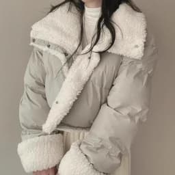 Stand Collar Drawstring Parkas Thicked Outerwears Lambswool Ropa Mujer 2025 Woman Casaco Autumn Winter Single Breasted Jacket