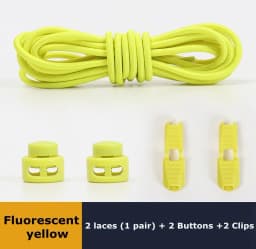 No Tie Shoe Laces Suitable for All Shoes Round Spring Lock Elastic Shoelaces Quick Wear in 1 Second Hiking Sports Lazy Shoelace