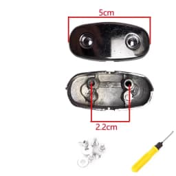 Luggage Handles for Rimowa Classic Leather Handle Replacement Aluminum Suitcase Accessories Metal Button Fixed Repair