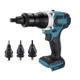 Powerful Riveting Gun Brushless Electric Rivet Nut Machine Kit with Riveter Heads Automatic Electric Riveter Set Riveting Tool