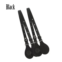 TANQU Bidirectional Adjustable Length Flat Leather Belt Handle with Drops for Obag Basket Bucket City Chic Women Handbag O Bag