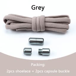Elastic No Tie Shoelaces Semicircle Shoe Laces For Kids and Adult Sneakers Shoelace Quick Lazy Metal Lock Laces Shoe Strings