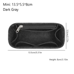 Felt Handbag Insert Bag Large Capacity Bag Support Purse Liner Storage Organization Multi-Pocket Internal Bag for Loewe Puzzle