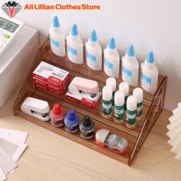 Plastics 3 Layers Nail Polish Display Stand Cosmetic Display Rack Holder High-Capacity Essential Oil Bottle Organizer Storage