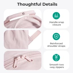 BAGSMART Girls School Backpack Multi-Function Leisure Travel Hand Luggage Backpack Large Capacity Business 14.3 in Laptop Bag