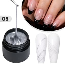 AWStorG Hema Free Poly Nail Gel 30ML Acrylic Gel Finger Extension Transparent Nail Art Extension Quick Building Soak Off UV