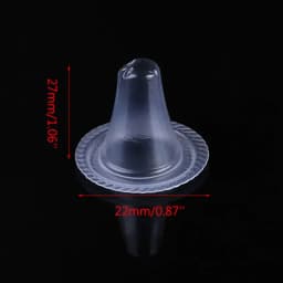 100 Pieces Ear Thermometer Probe Covers BPA Free Lens Filters Refill Covers for Thermometer Models Digital Thermometers