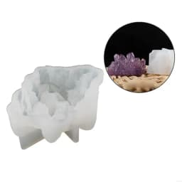 M76B Crystal Cluster Mould 18 Styles Ice Cluster Ornament Rockery Crystal Stone Mould