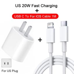 PD 20W For Apple USB Type C Charger For iPhone 13 12 11 14 Pro Max Mini XR X XS 8 Plus C Fast Charging Cable For iPhone Charger
