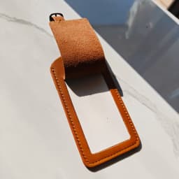 Personazlized Name Real Leather Luggage Tag Custom Letters Travel Accessories Suitcase Bag Label Luxury Trolley Case Marker Tag